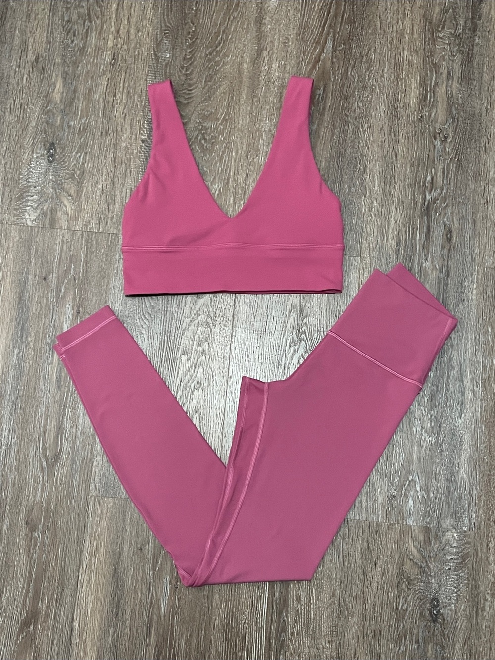 Like New Lululemon Matching Washed Mauve Align Set. Size Top 6/ Bottom 4